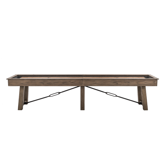 Isaac Shuffleboard Table - Silvered Oak / Ash finish