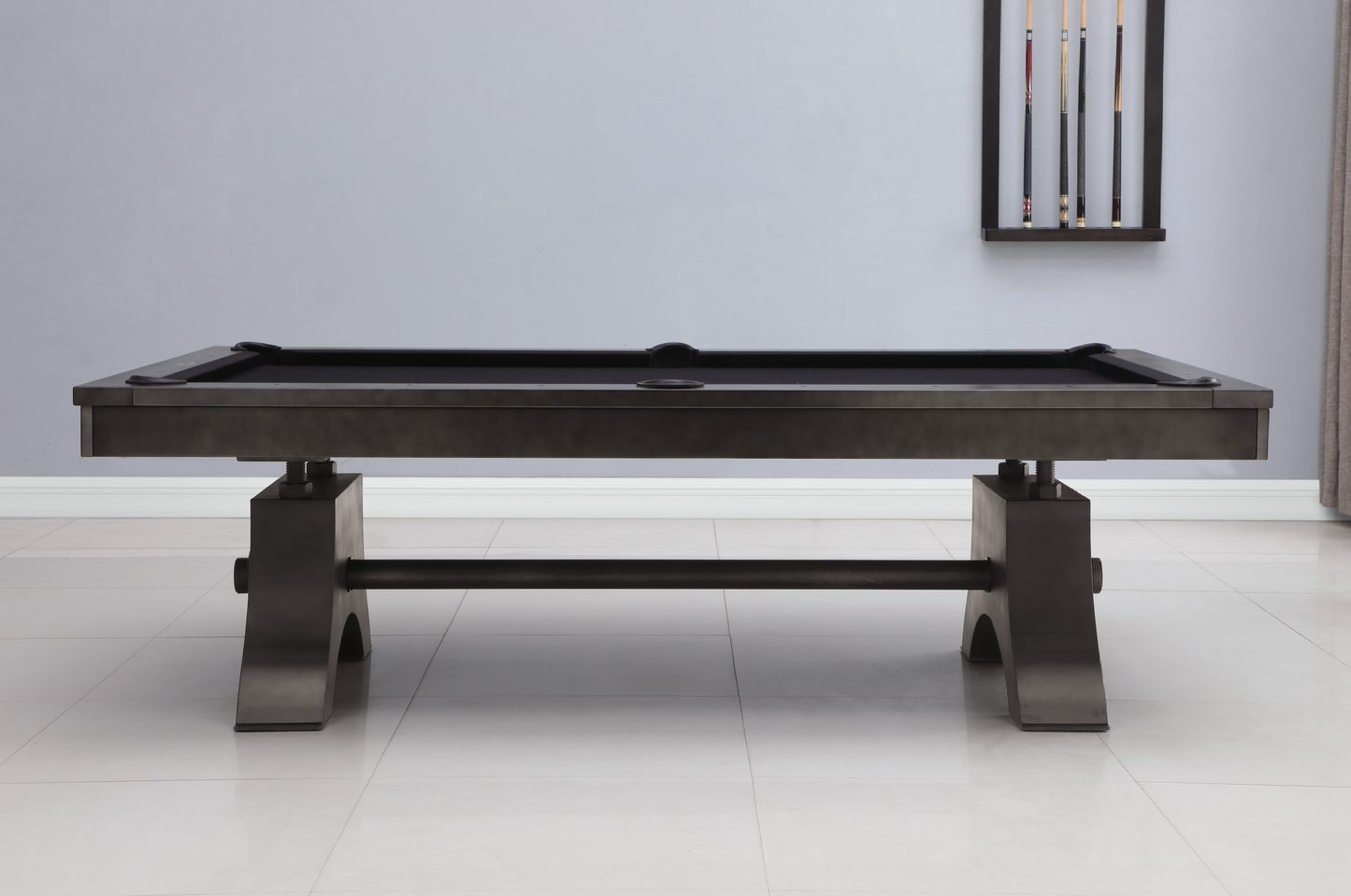 Jaxx Steel Pool Table - Gunmetal Grey Finish