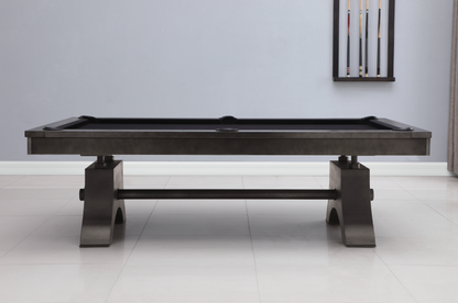Jaxx Steel Pool Table - Gunmetal Grey Finish
