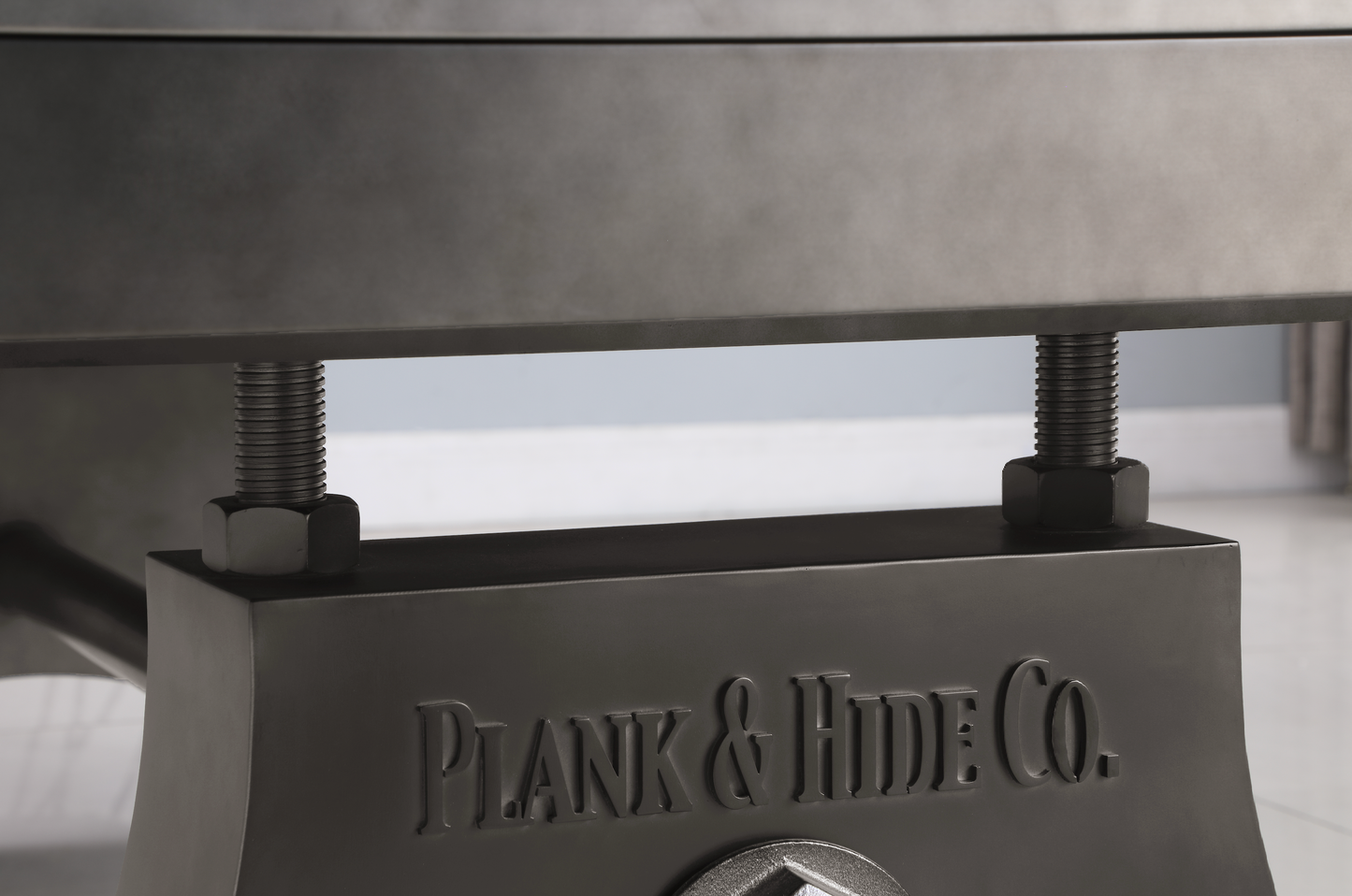 Jaxx Steel Pool Table - Gunmetal Grey Finish