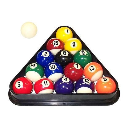Empire USA Mini Pool Balls Set (1.5 in) w/ Triangle Rack