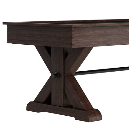 Otis Shuffleboard Table - Smokehouse Finish