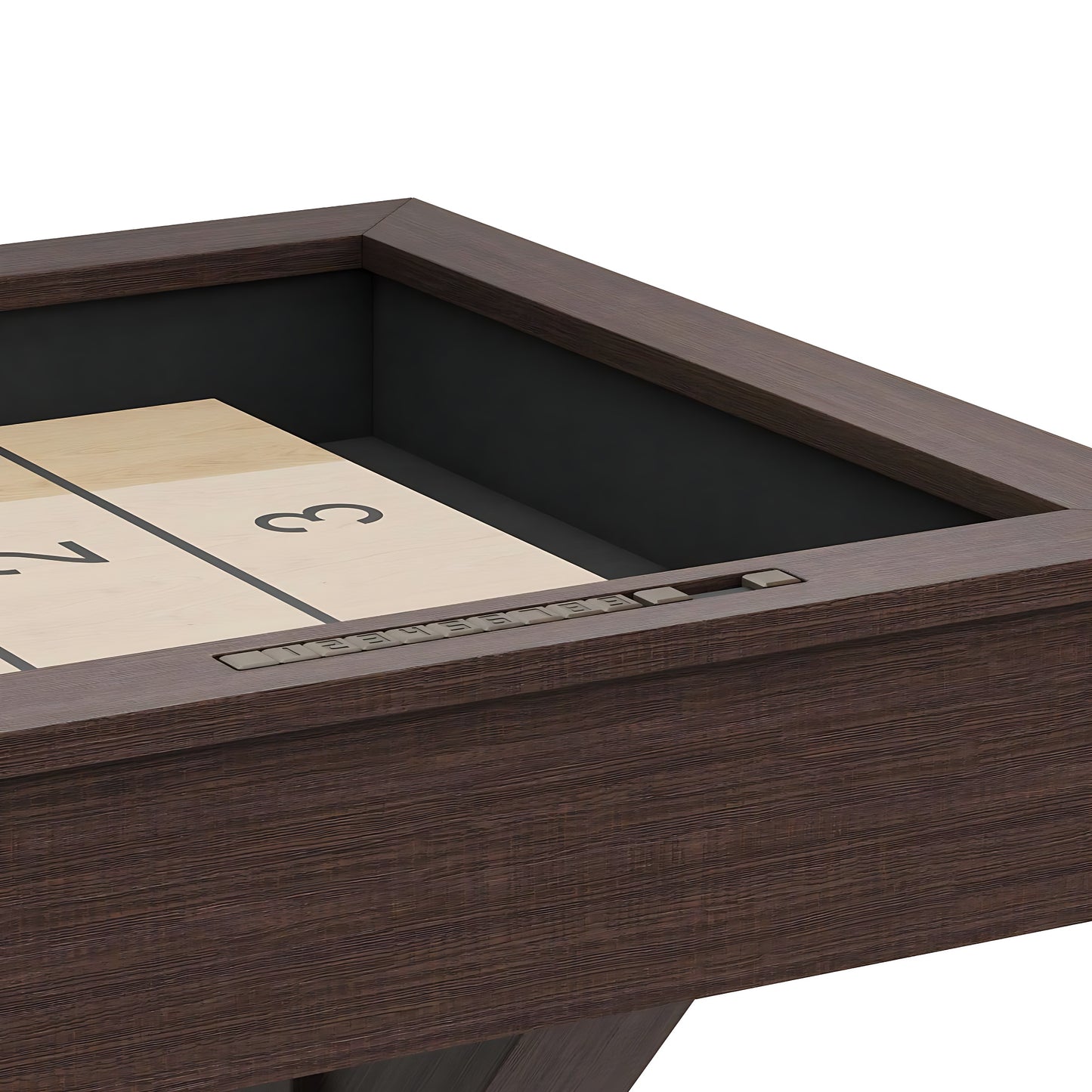 Otis Shuffleboard Table - Smokehouse Finish