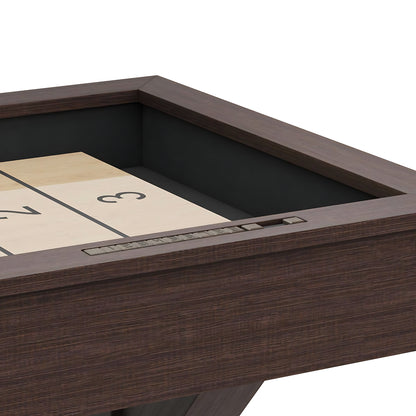 Otis Shuffleboard Table - Smokehouse Finish