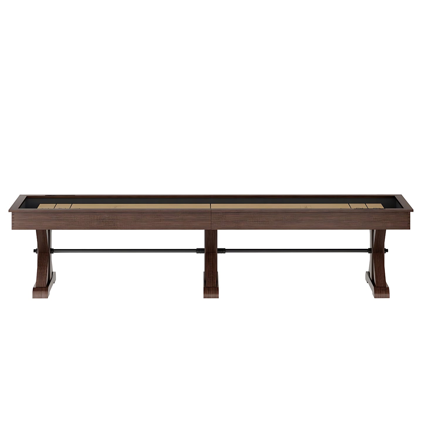 Otis Shuffleboard Table - Smokehouse Finish
