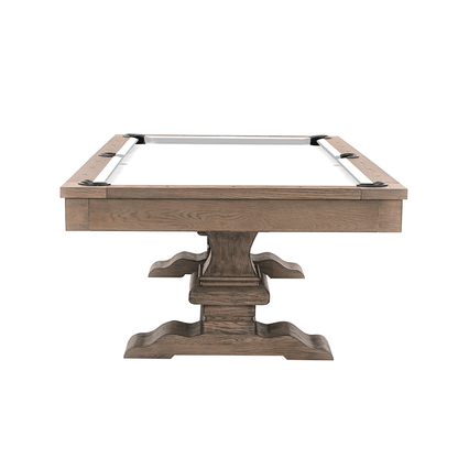 Beaumont Wool Pool Table - Silvered Ash Finish