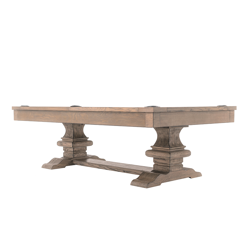 Beaumont Wool Pool Table - Silvered Ash Finish