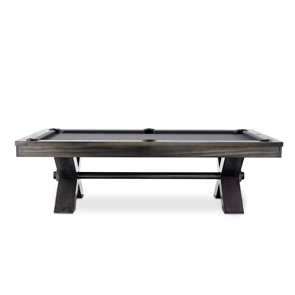 Vox Steel Pool Table - Gunmetal Grey Finish