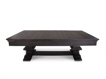Beaumont Wool Pool Table - Distressed Black Finish