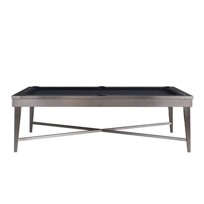 Saxon Steel Slate Pool Table - Gunmetal Grey Finish