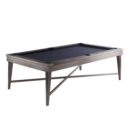 Saxon Steel Slate Pool Table - Gunmetal Grey Finish