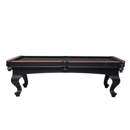 Teton Wood Pool Table - Black / Tumbleweed Finish