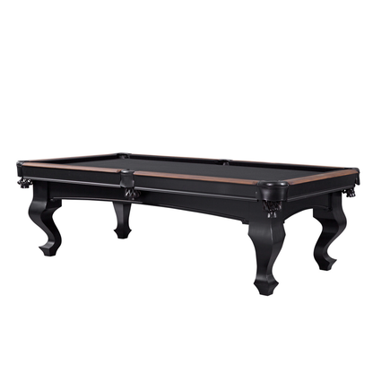 Teton Wood Pool Table - Black / Tumbleweed Finish