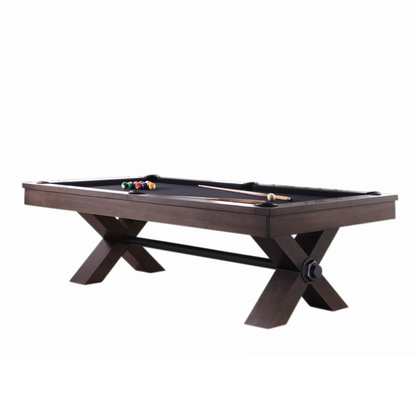 Vox Wood Pool Table - Smokey Grey Finish