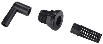 Aquatics 1/2-Inch Bulkhead Fitting Kit Sch40