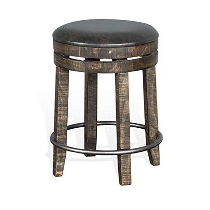 Signature Select Round Pub Table w/ 4 Swivel Cushion Top Stools