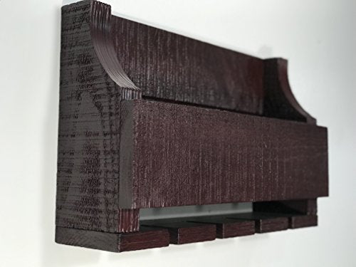 Empire USA - Barnwood Wall Mount Wine Rack (Aged Barn Red)