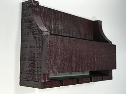 Empire USA - Barnwood Wall Mount Wine Rack (Aged Barn Red)