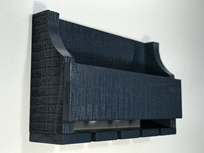 Empire USA - Barnwood Wall Mount Wine Rack (Oceanside Blue)