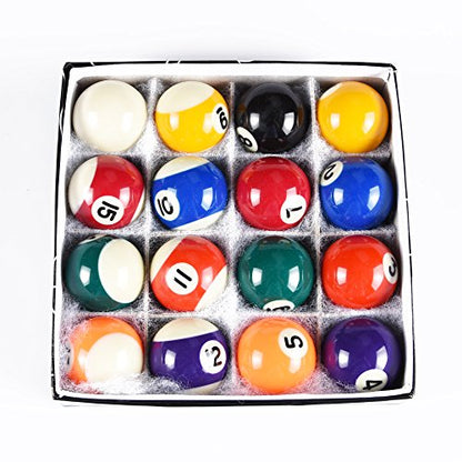 Empire USA Mini Pool Balls Set (1.5 in) w/ Triangle Rack